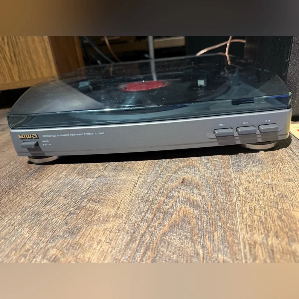 AIWA Hi-Fi Stereo Bundle PX-E850U Turntable SX-AV1200 & SX-R1200 Speakers TESTED - Picture 4 of 7